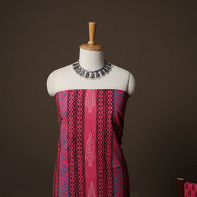 Bagh Hand Block Print Cotton 3pc Unstitched Dress Material Suit Set 23