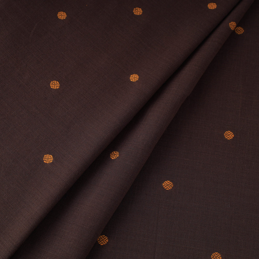 Brown - Prewashed Cotton Jacquard Fabric 04