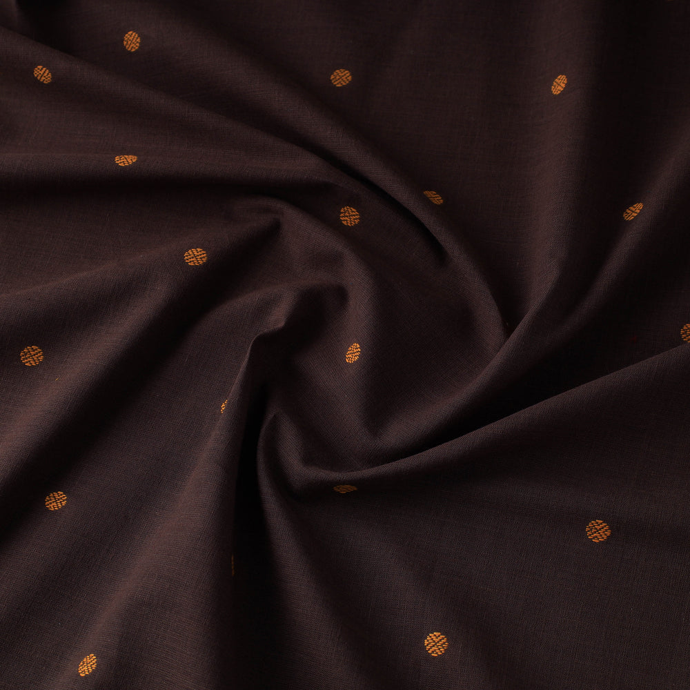 Brown - Prewashed Cotton Jacquard Fabric 04