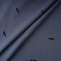 Blue - Prewashed Cotton Jacquard Fabric 06