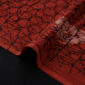 Natural Dyed Ajrakh Hand Block Print Cotton Hakoba Fabric 64