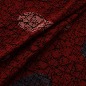 Natural Dyed Ajrakh Hand Block Print Cotton Hakoba Fabric 65