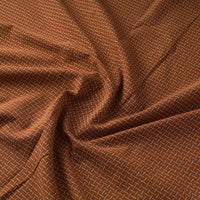 Brown - Prewashed Cotton Jacquard Fabric 09