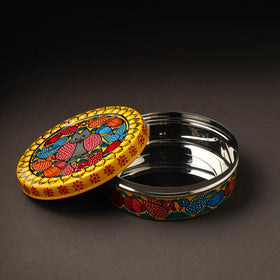  Bengal Patua Handpainted Stainless Steel Casserole