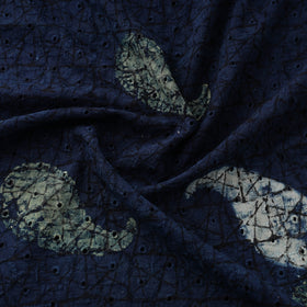 Natural Dyed Ajrakh Hand Block Print Cotton Hakoba Fabric 67
