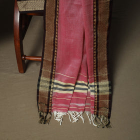 Pink - Dharwad Woven Mercerised Cotton 3pc Unstitched Dress Material Suit Set 10