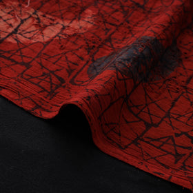 Natural Dyed Ajrakh Hand Block Print Cotton Hakoba Fabric 69