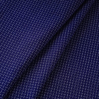 Blue - Prewashed Cotton Jacquard Fabric 16