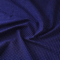 Blue - Prewashed Cotton Jacquard Fabric 16