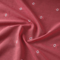 Pink - Prewashed Cotton Jacquard Fabric 17