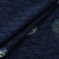 Natural Dyed Ajrakh Hand Block Print Cotton Hakoba Fabric 71