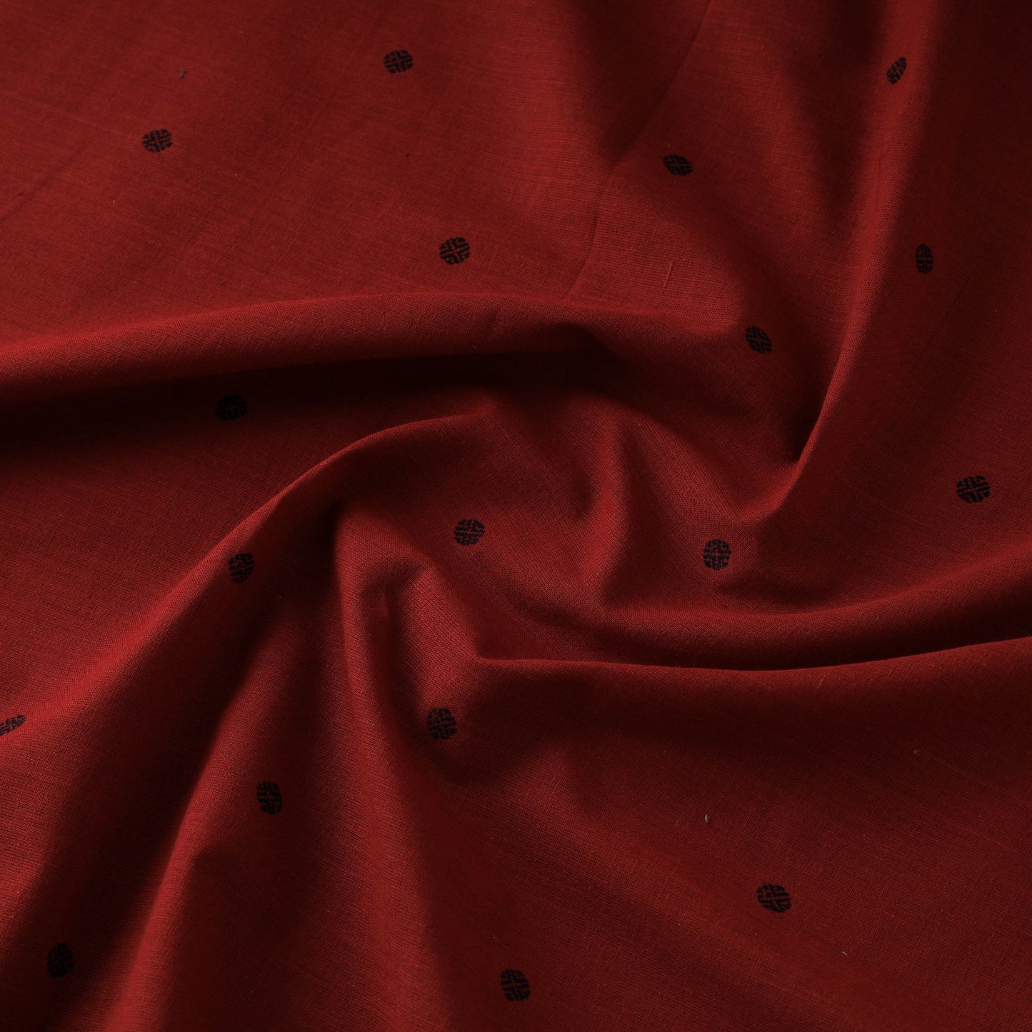 Red - Prewashed Cotton Jacquard Fabric 20