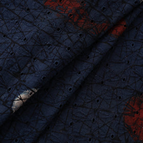 Natural Dyed Ajrakh Hand Block Print Cotton Hakoba Fabric 72