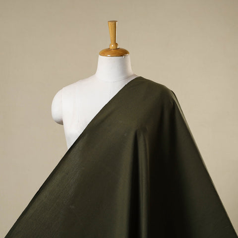 Green - jhiri pure handloom cotton fabric 12 - handcrafted