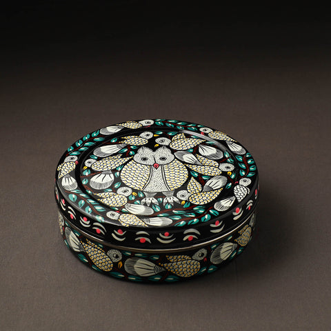  Bengal Patua Handpainted Stainless Steel Casserole