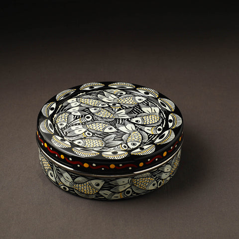  Bengal Patua Handpainted Stainless Steel Casserole