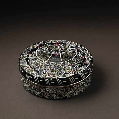  Bengal Patua Handpainted Stainless Steel Casserole