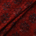 Natural Dyed Ajrakh Hand Block Print Cotton Hakoba Fabric 74