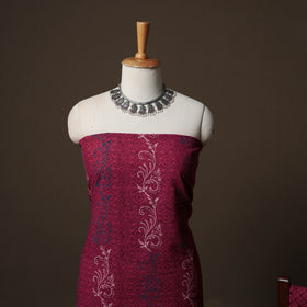 Bagh Hand Block Print Cotton 3pc Unstitched Dress Material Suit Set 34