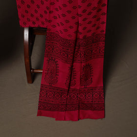Bagh Hand Block Print Cotton 3pc Unstitched Dress Material Suit Set 35