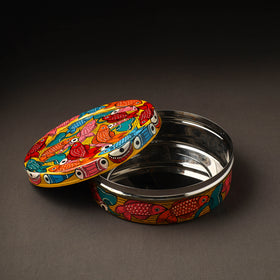  Bengal Patua Handpainted Stainless Steel Casserole