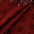 Natural Dyed Ajrakh Hand Block Print Cotton Hakoba Fabric 77