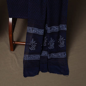 Bagh Hand Block Print Cotton 3pc Unstitched Dress Material Suit Set 37