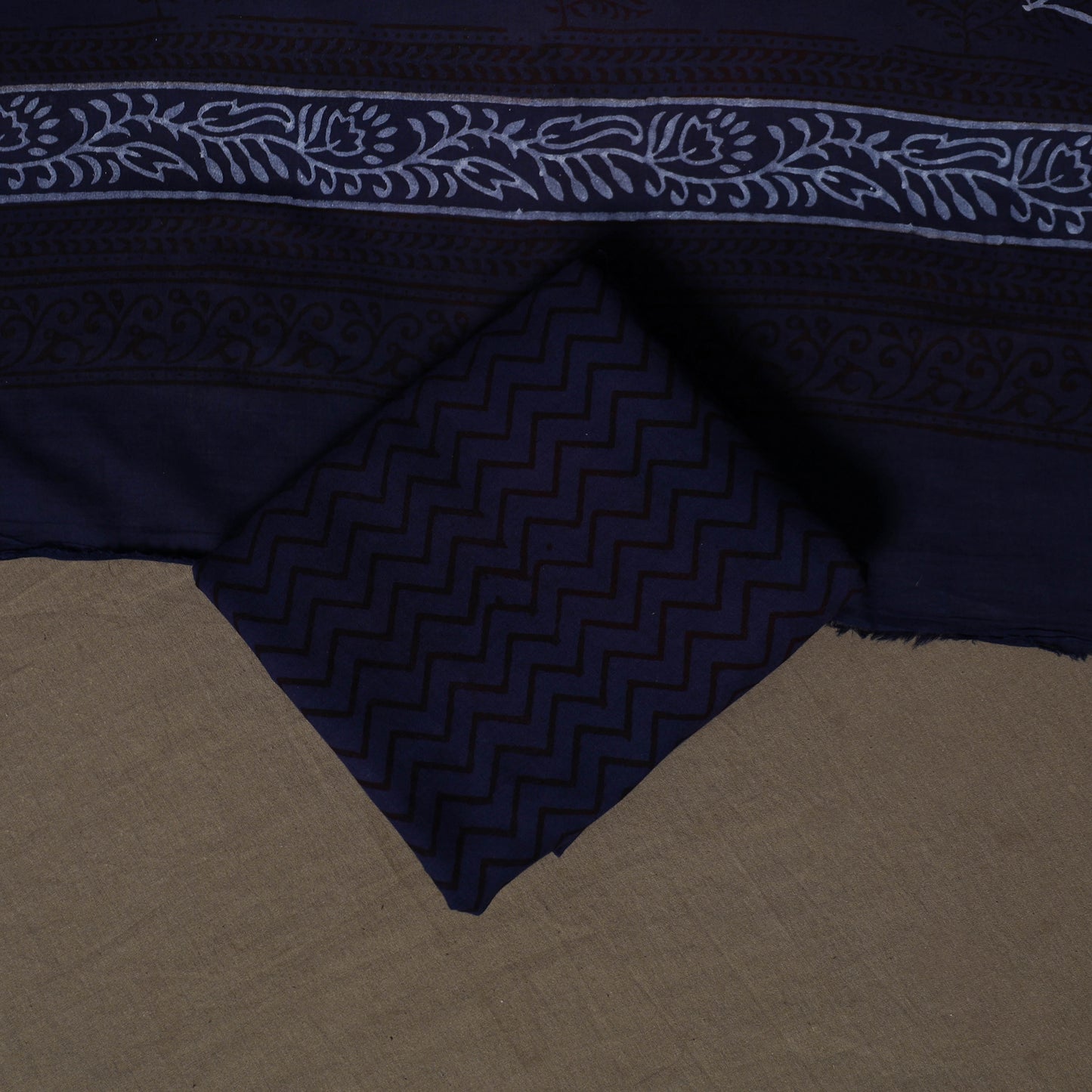 Bagh Hand Block Print Cotton 3pc Unstitched Dress Material Suit Set 37