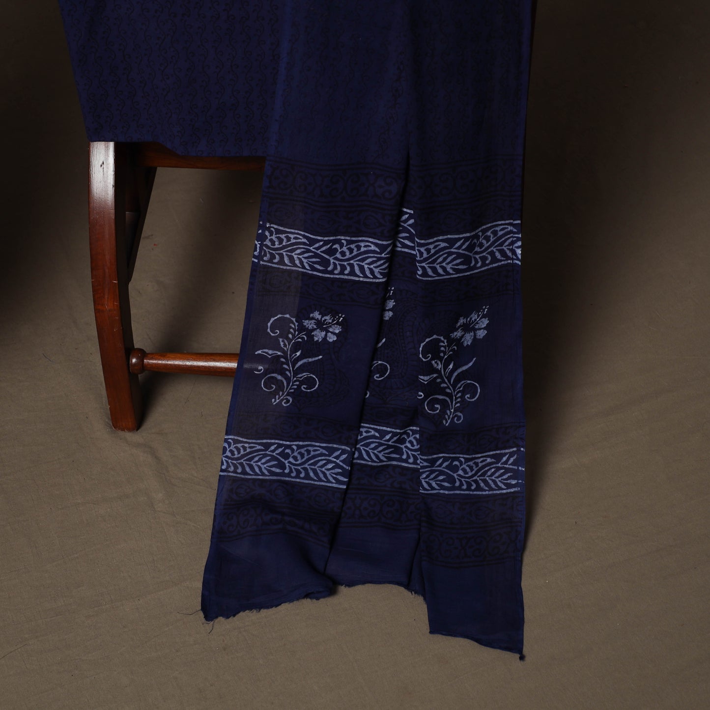 Bagh Hand Block Print Cotton 3pc Unstitched Dress Material Suit Set 38