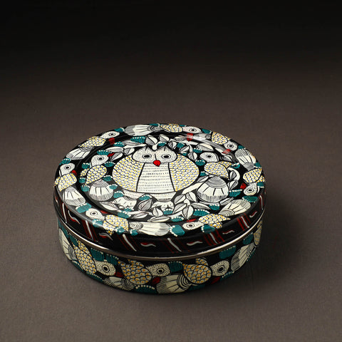  Bengal Patua Handpainted Stainless Steel Casserole