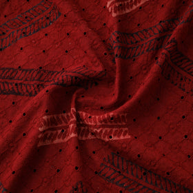 Natural Dyed Ajrakh Hand Block Print Cotton Hakoba Fabric 79