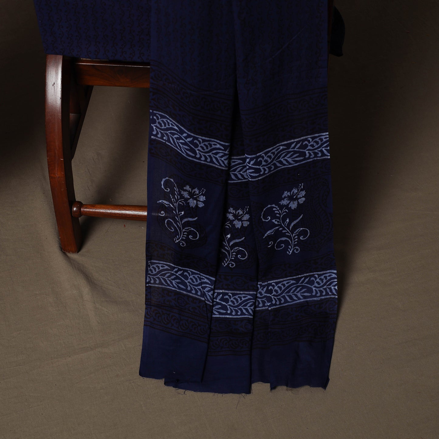Bagh Hand Block Print Cotton 3pc Unstitched Dress Material Suit Set 39