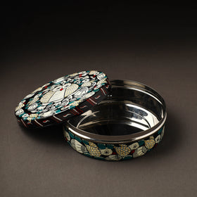  Bengal Patua Handpainted Stainless Steel Casserole