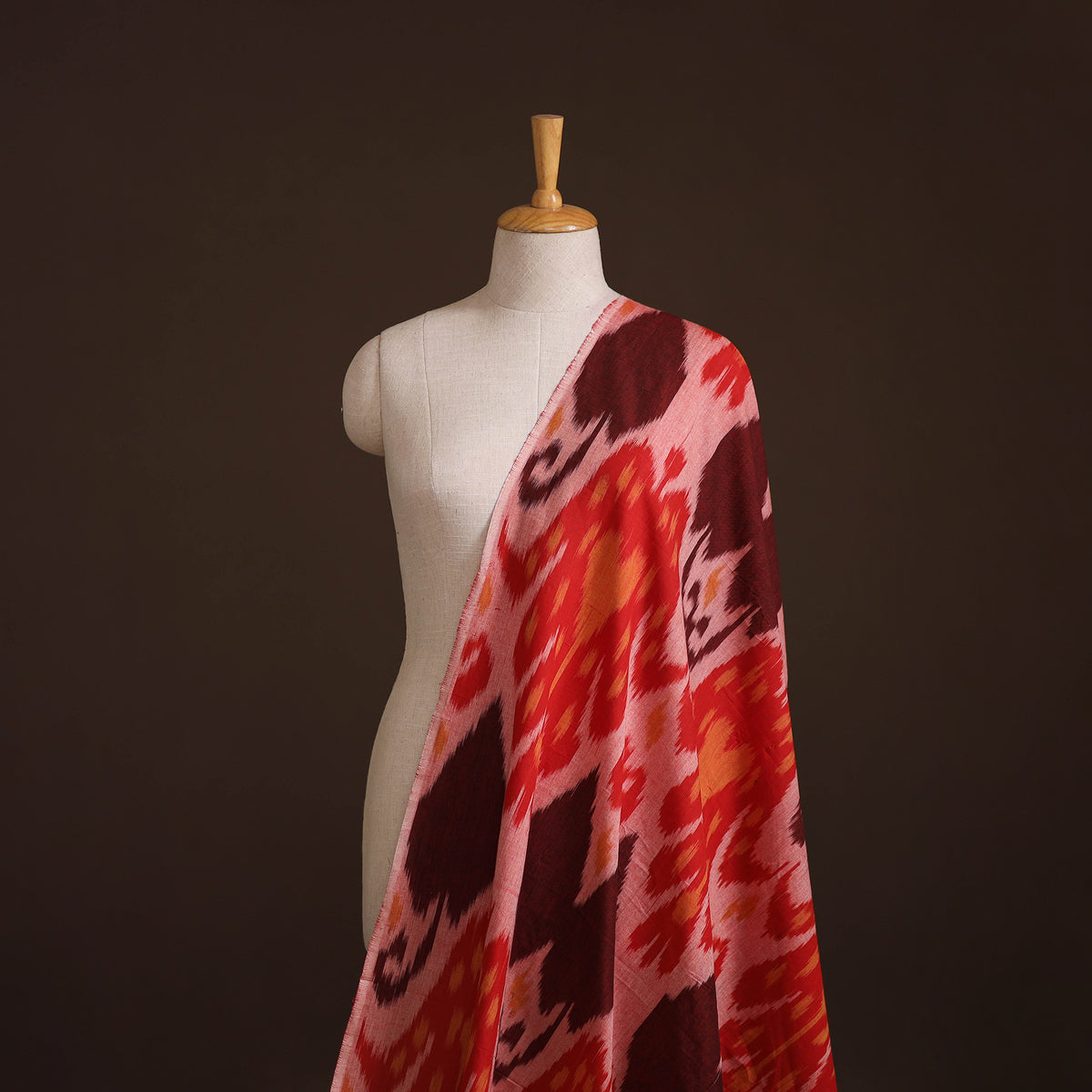 Pochampally Central Asian Ikat Cotton Fabric 01
