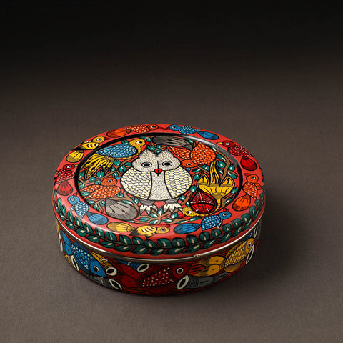  Bengal Patua Handpainted Stainless Steel Casserole