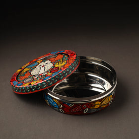  Bengal Patua Handpainted Stainless Steel Casserole