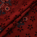Natural Dyed Ajrakh Hand Block Print Cotton Hakoba Fabric 83