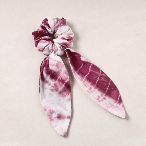   Shibori Dyed Elastic Rubber Band/Scrunchie Tie 