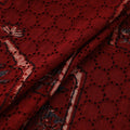 Natural Dyed Ajrakh Hand Block Print Cotton Hakoba Fabric 85