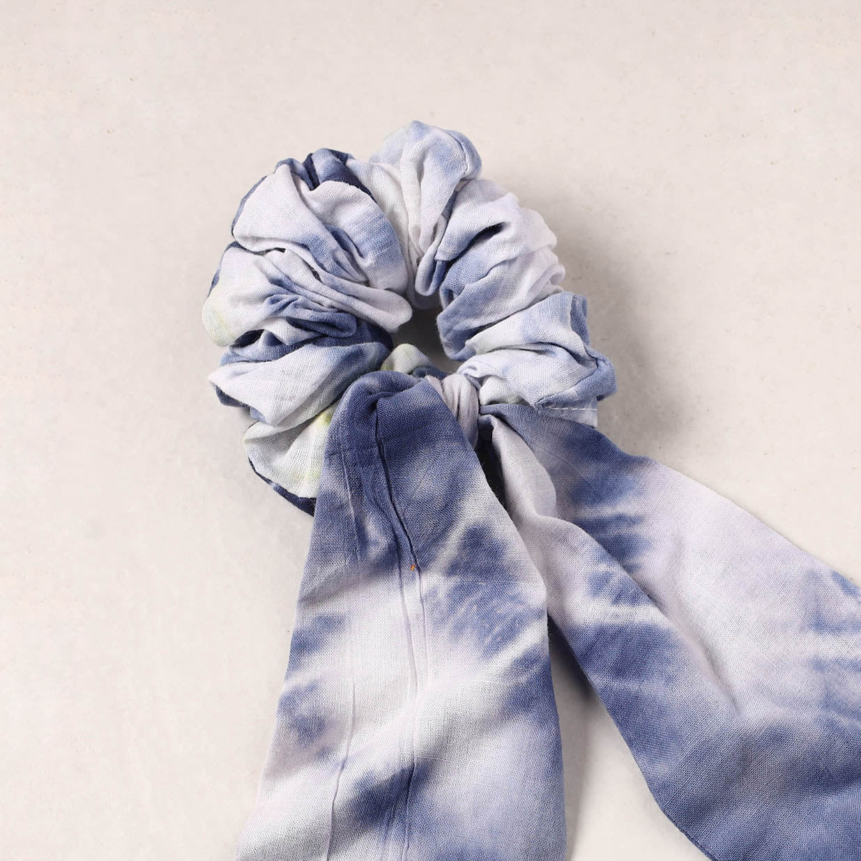 Shibori Dyed Elastic Rubber Band/Scrunchie Tie