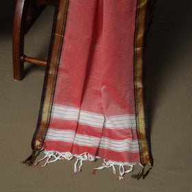 Pink - Dharwad Woven Mercerised Cotton 3pc Unstitched Dress Material Suit Set 34