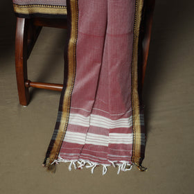 Pink - Dharwad Woven Mercerised Cotton 3pc Unstitched Dress Material Suit Set 35