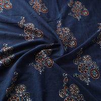 Blue - Pure Cotton Ajrakh Print Fabric 09