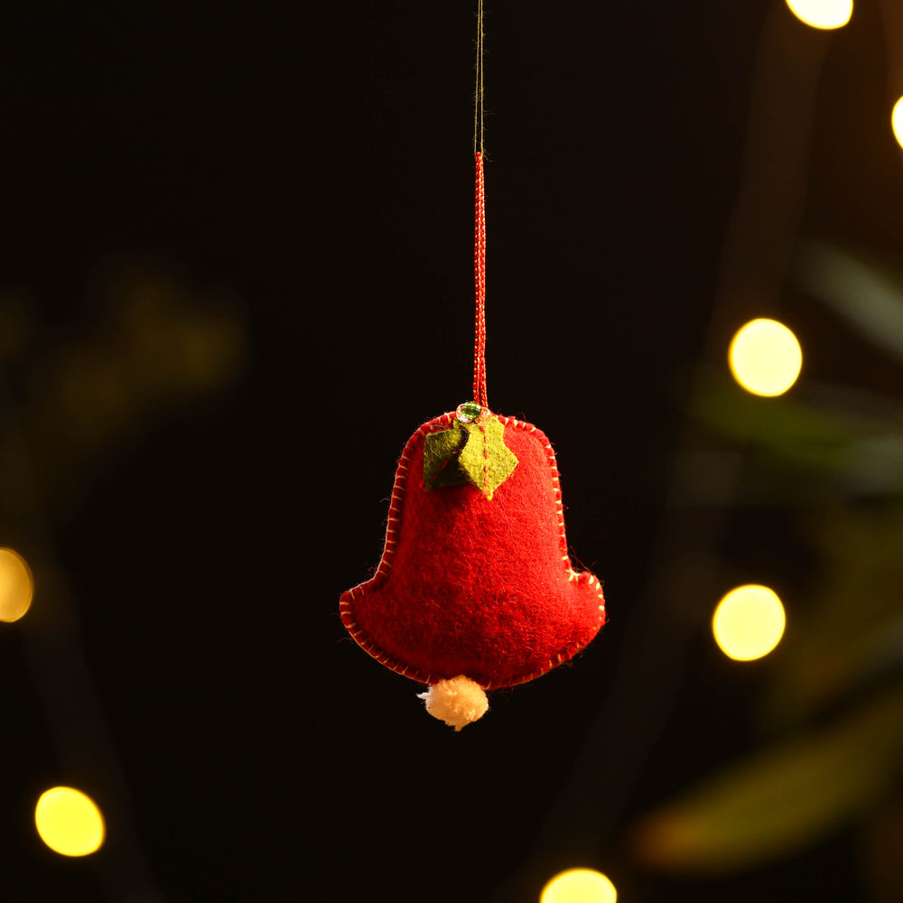 Bell - Handmade Felt Christmas Ornament