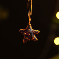 Star - Handmade Fabart Christmas Ornament