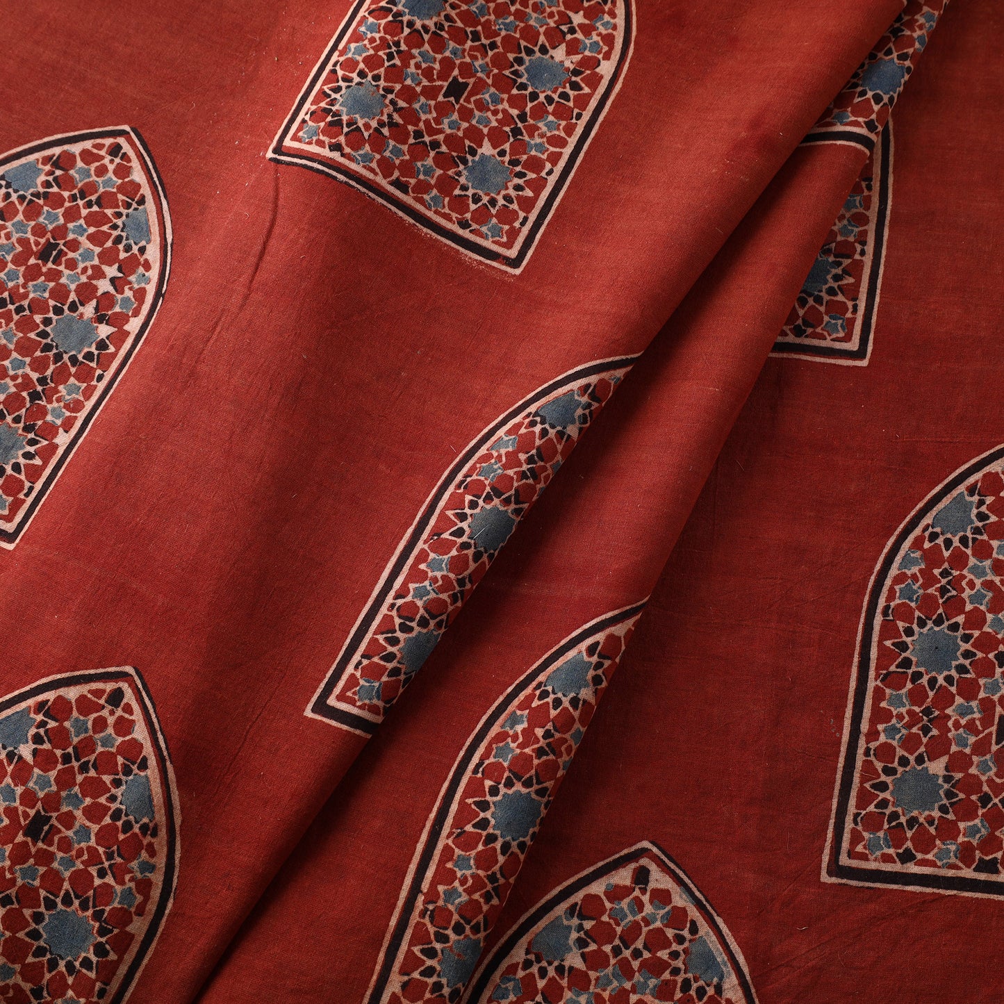 Pure Cotton Ajrakh Print Fabric 11