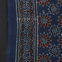 Blue - Pure Cotton Ajrakh Print Fabric 12