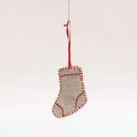 Sock - Handmade Felt Christmas Ornament