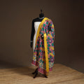 Srikalahasti Pen Work Kalamkari Bangalore Silk Floral Handpainted Dupatta 35