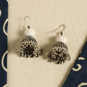 Blue - fabart german silver necklace set 16 - handcrafted